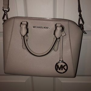 Gray Michael Kors crossbody